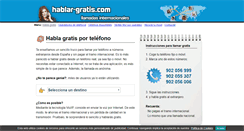 Desktop Screenshot of hablar-gratis.com